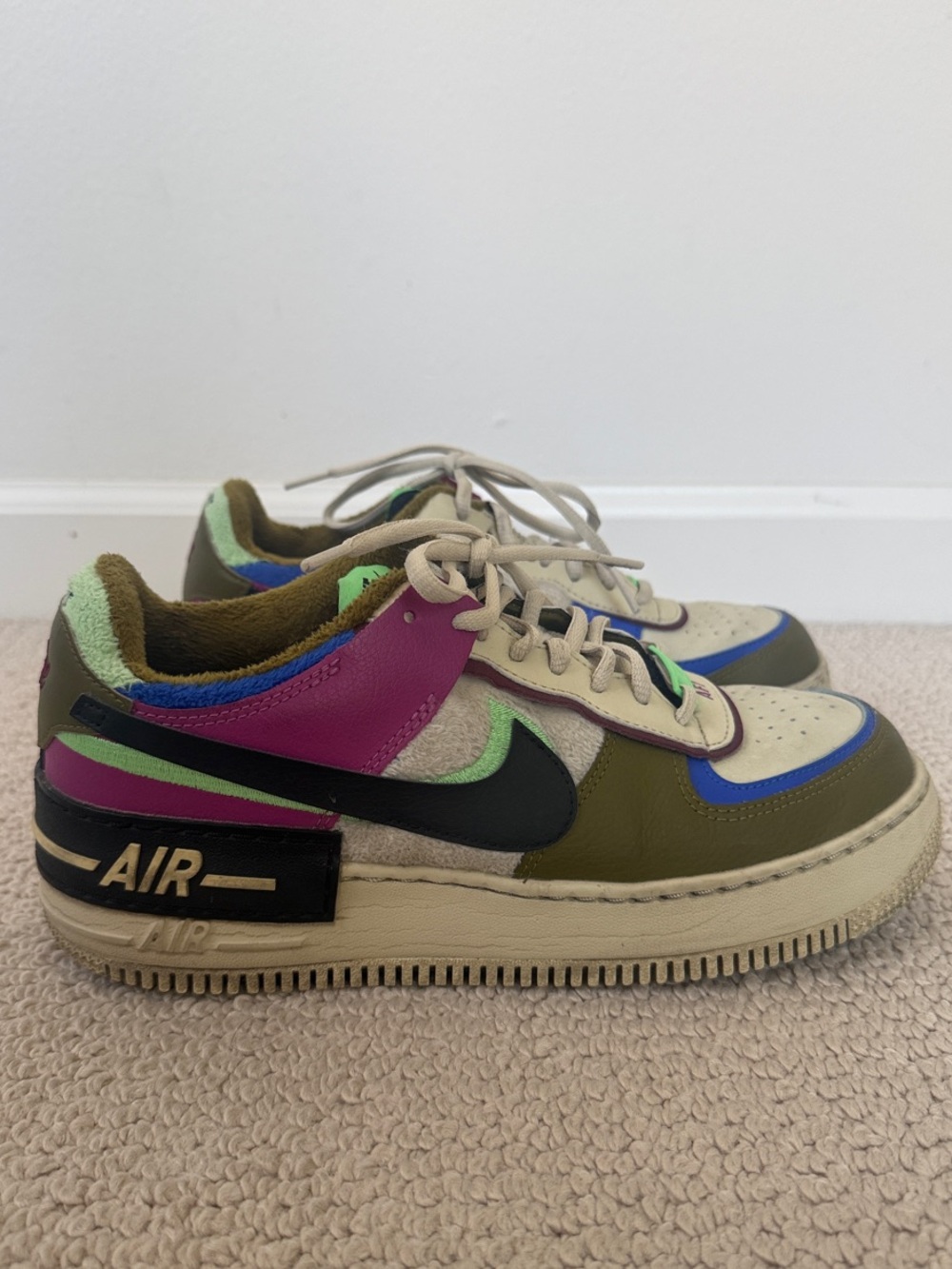 Nike Air Force 1 Low Shadow Cactus Flower Olive Flak